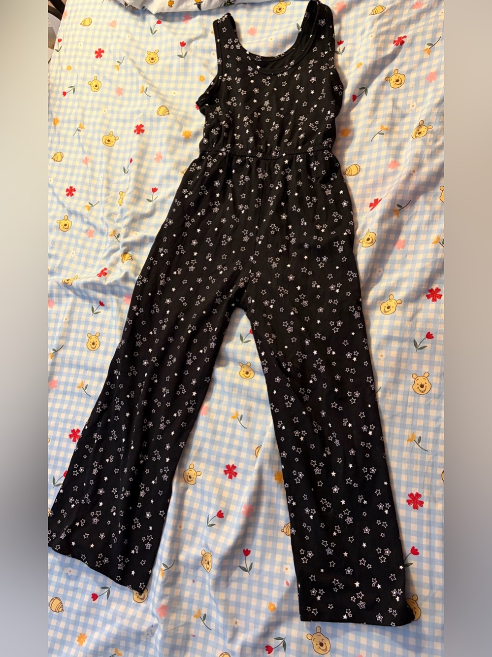 wonder nation Black star Print Sleeveless Jumpsuit